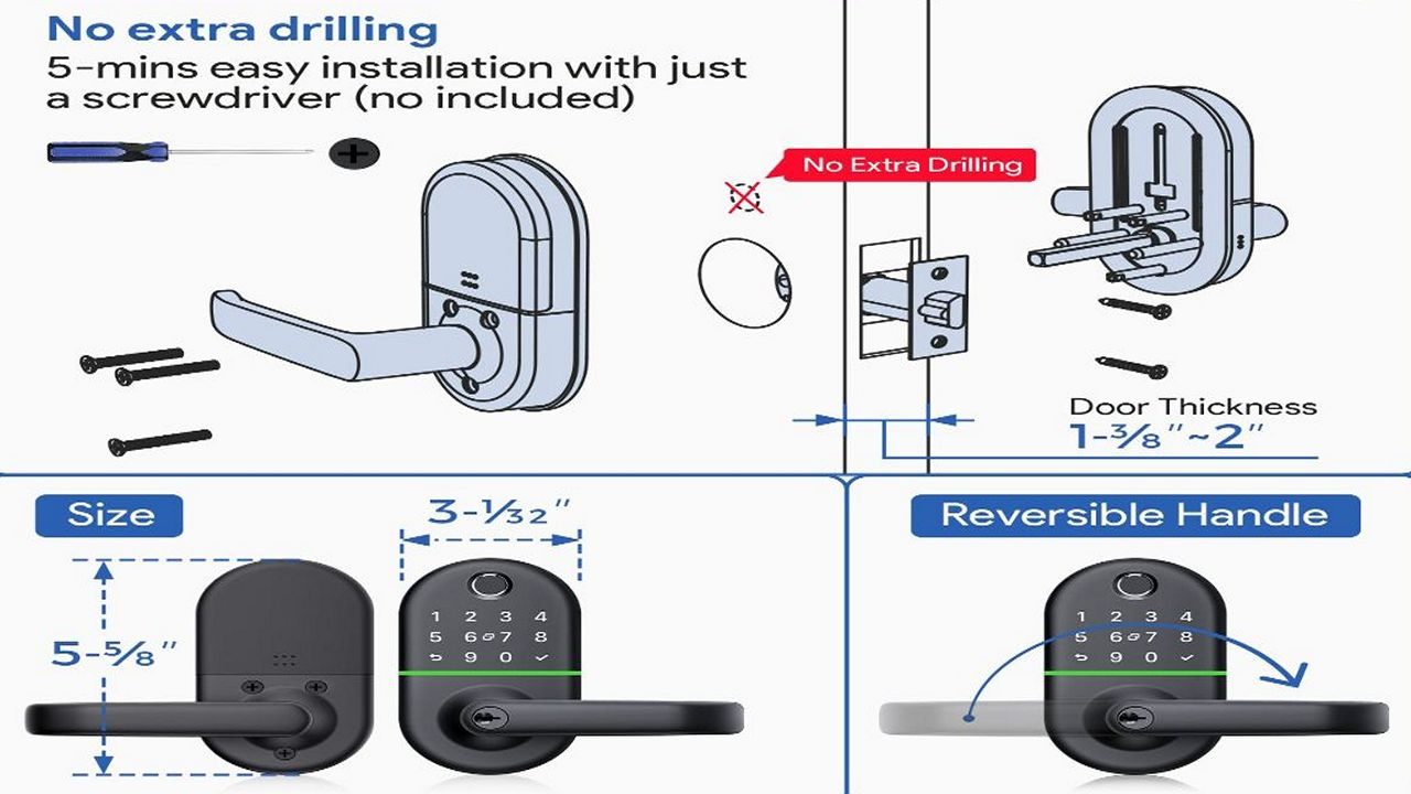 Installing the New Deadbolt Mechanism